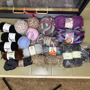 Yarn Assortment 20 Skeins/Balls
